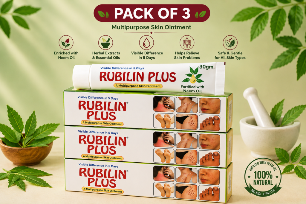 Rubilin Plus Multipurpose Skin Ointment 30g | Pack of 3