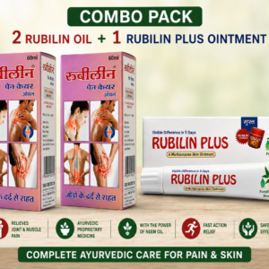 Rubilin Combo Pack | 2 Pain Care Oil + 1 Rubilin Plus Ointment