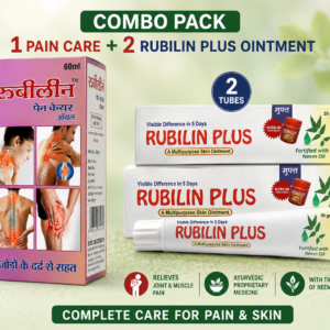Rubilin Plus Combo Pack – 1 Pain Care Oil+ 2 Rubilin Plus Ointment